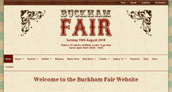 Desktop Screenshot of buckhamfair.co.uk