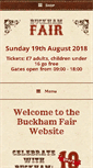 Mobile Screenshot of buckhamfair.co.uk